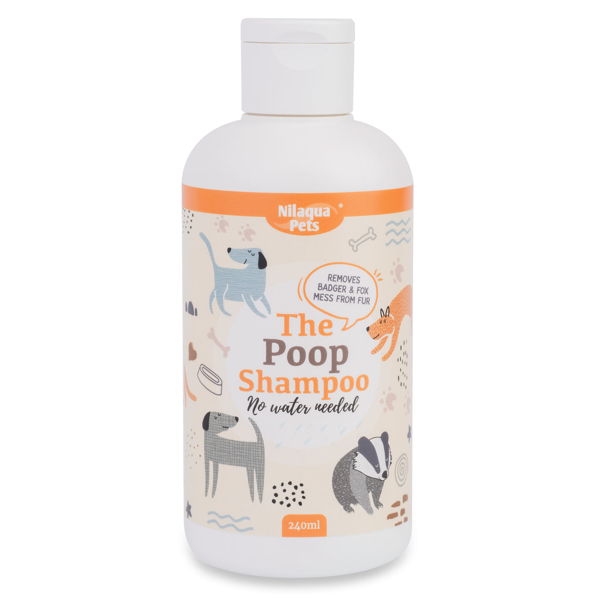 Nilaqua The Poop Towel Off Shampoo 240ml