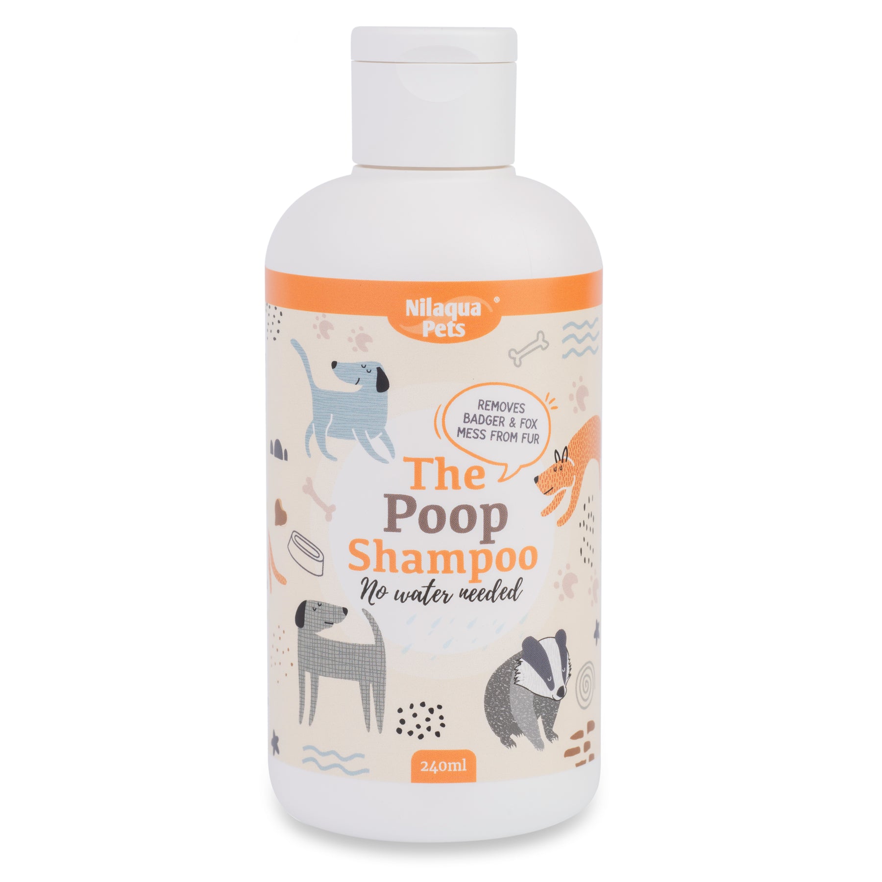 Nilaqua The Poop Towel Off Shampoo 240ml