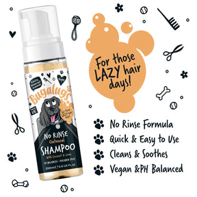 Bugalugs No Rinse Oatmeal Dog Shampoo
