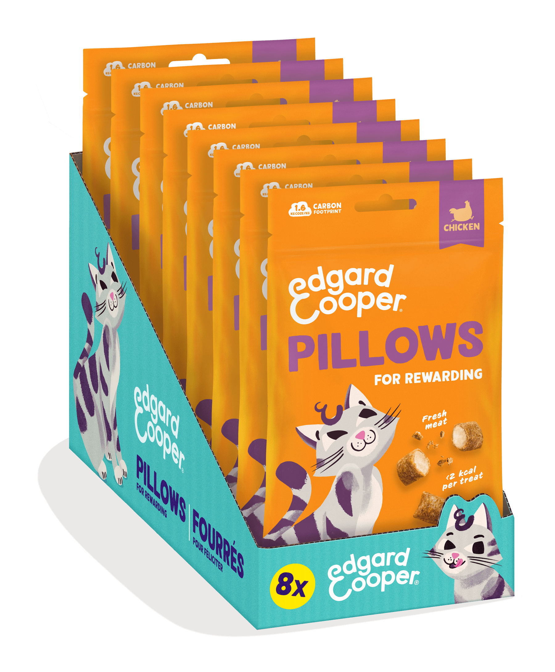 Edgard & Cooper Cat Chicken Pillows 60g