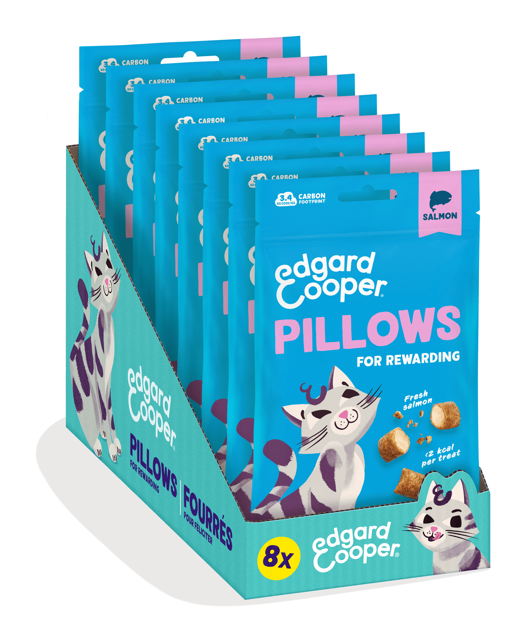 Edgard & Cooper Cat Salmon Pillows 60g