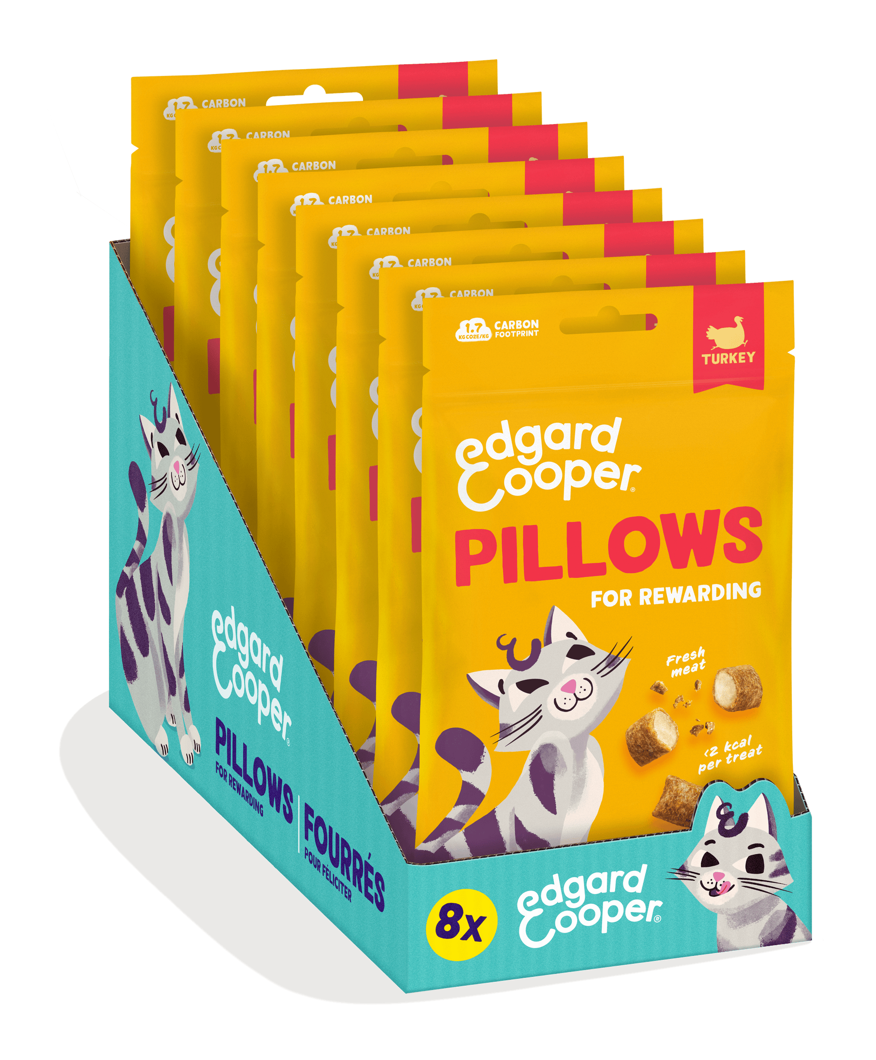 Edgard & Cooper Cat Turkey Pillows 60g