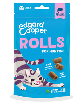 Edgard & Cooper Cat Salmon & Chicken Rolls 45g