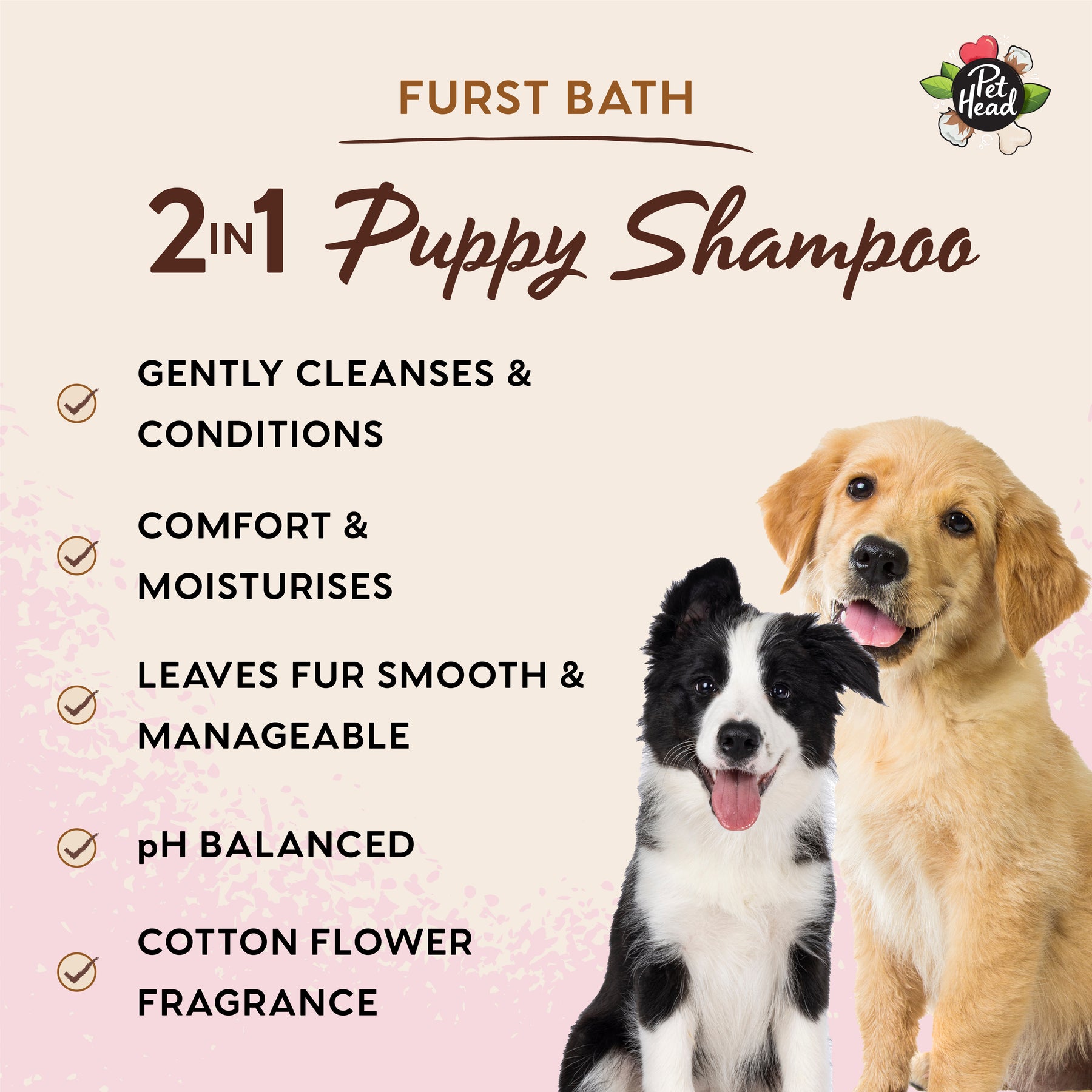 Pet Head Furst Bath Puppy Shampoo 300ml