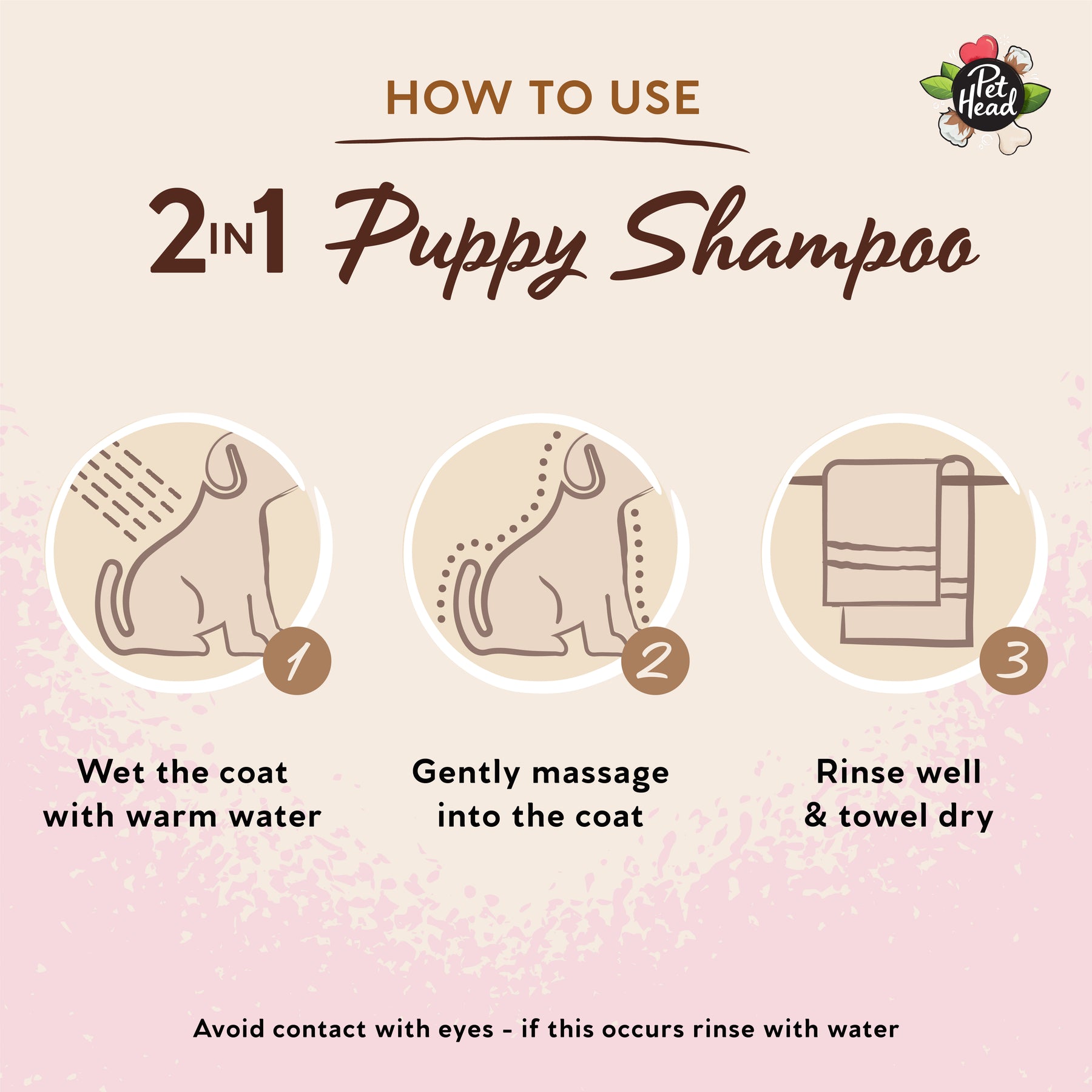 Pet Head Furst Bath Puppy Shampoo 300ml