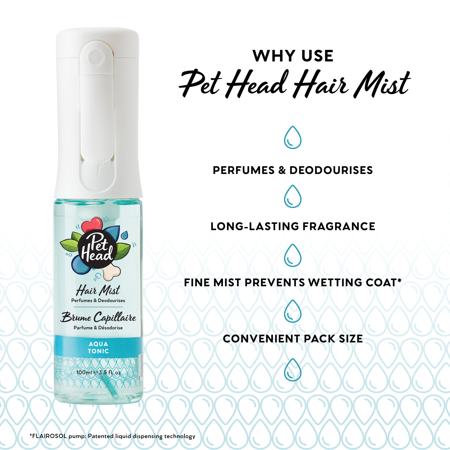Pet Head Hair Mist 100ml (5 fragrances)