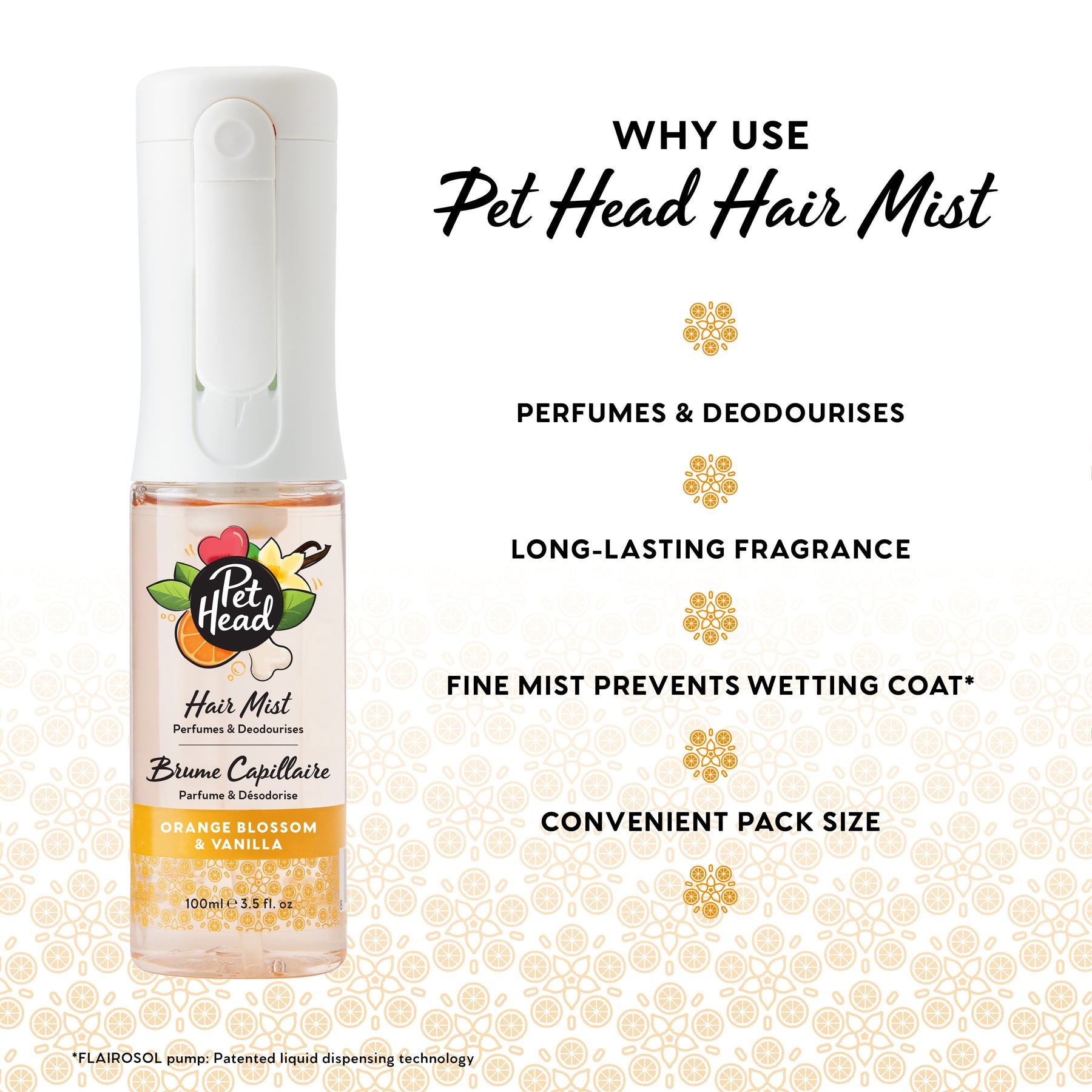 Pet Head Hair Mist 100ml (5 fragrances)