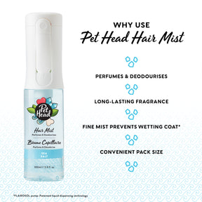 Pet Head Hair Mist 100ml (5 fragrances)