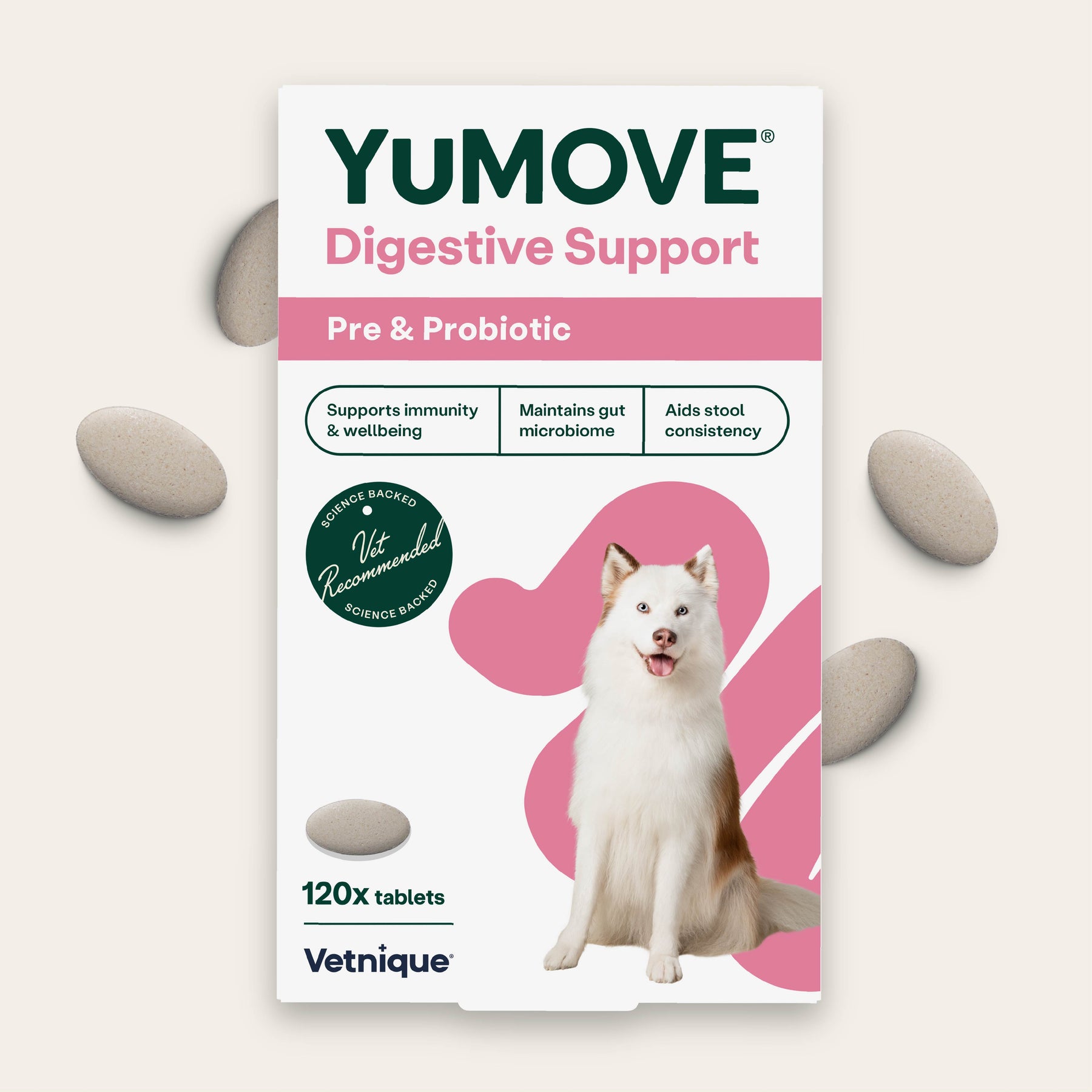 YuMOVE Digestive Support Pre & Probiotic for Dogs