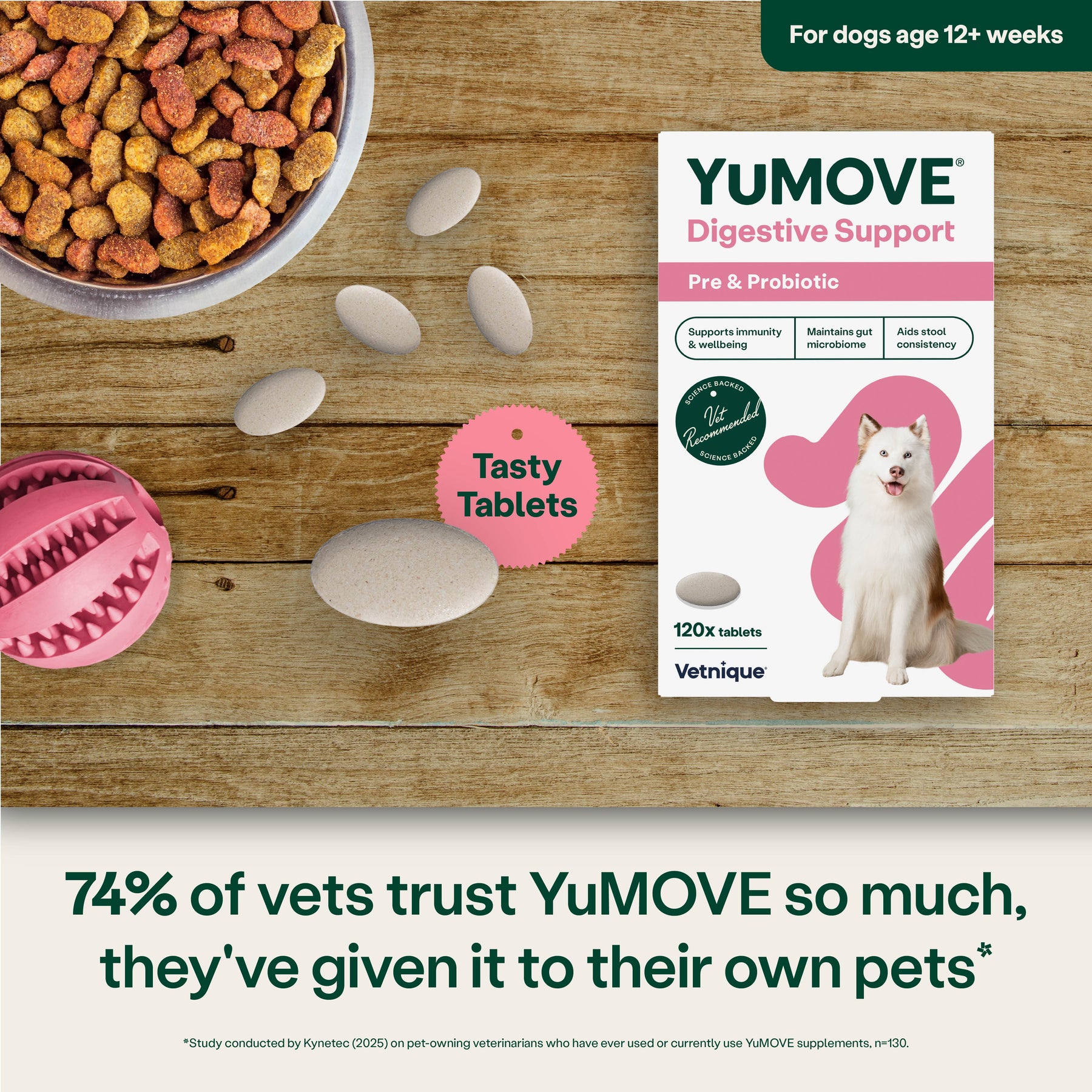 YuMOVE Digestive Support Pre & Probiotic for Dogs