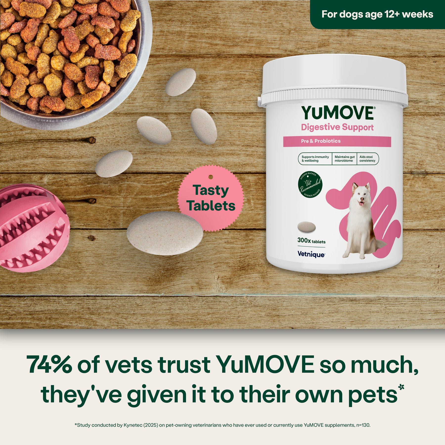 YuMOVE Digestive Support Pre & Probiotic for Dogs