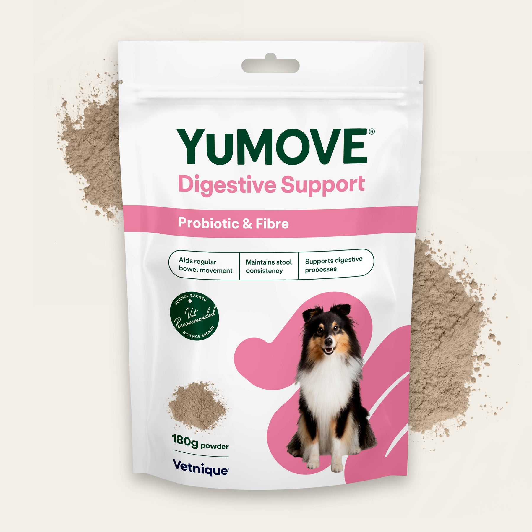 YuMOVE Digestive Support Pre & Probiotic for Dogs Pouch 180g