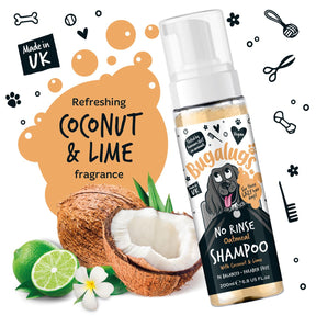 Bugalugs No Rinse Oatmeal Dog Shampoo