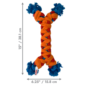 KONG Rope Rally Bone Dog Toy Medium