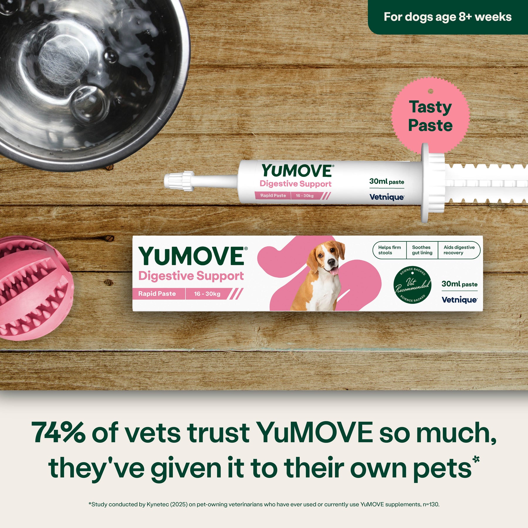 YuMOVE Digestive Support Rapid Paste for Dogs and Cats