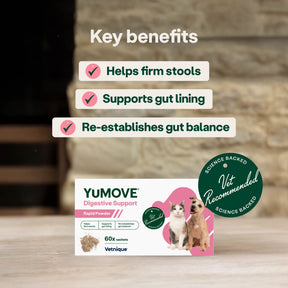 YuMOVE Digestive Support Rapid Powder for Dogs and Cats