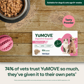 YuMOVE Digestive Support Rapid Powder for Dogs and Cats