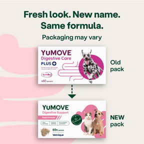 YuMOVE Digestive Support Rapid Powder for Dogs and Cats