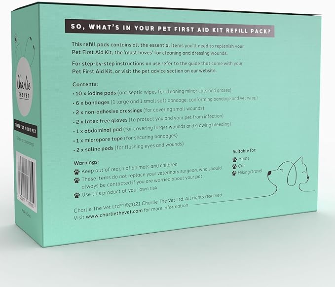 Charlie The Vet First Aid Kit Refill Pack