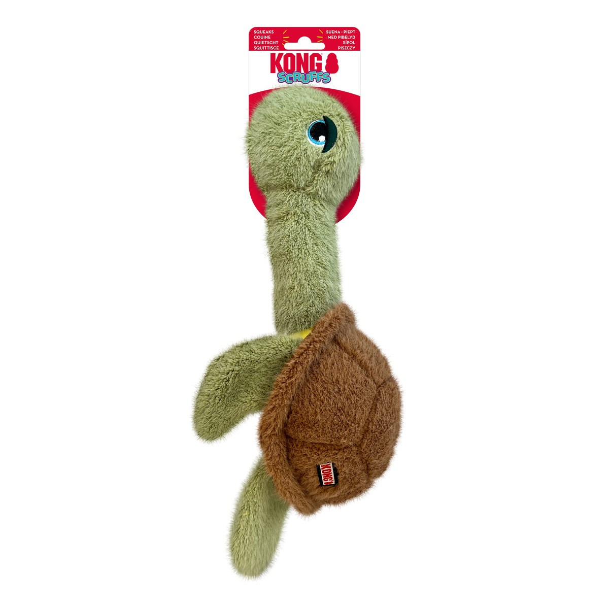 KONG Scruffs Turtle Dog Toy Medium/Large