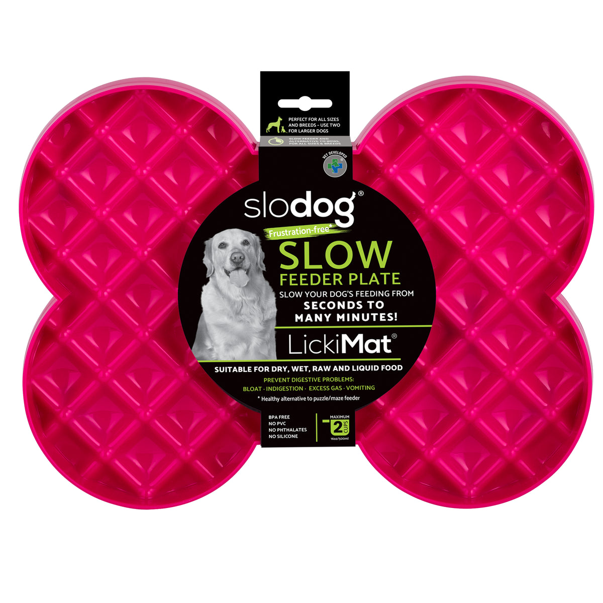 LickiMat Slodog Dog Pink