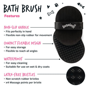 Bugalugs Bath Brush Black
