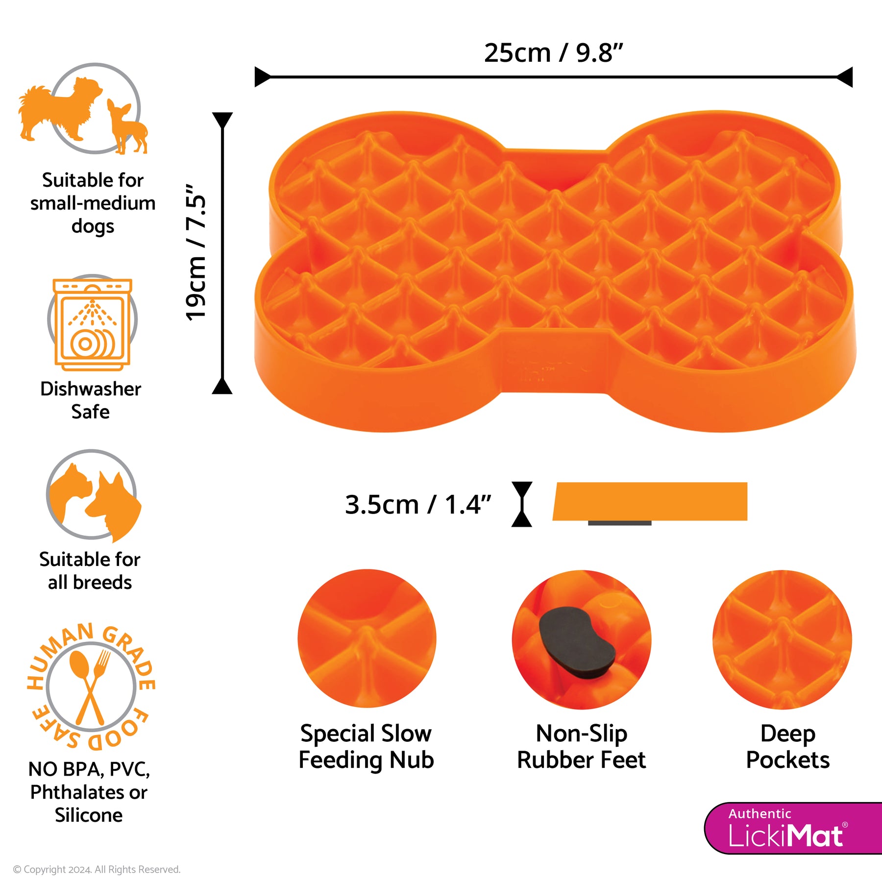 LickiMat Small Slodog - Various Colours