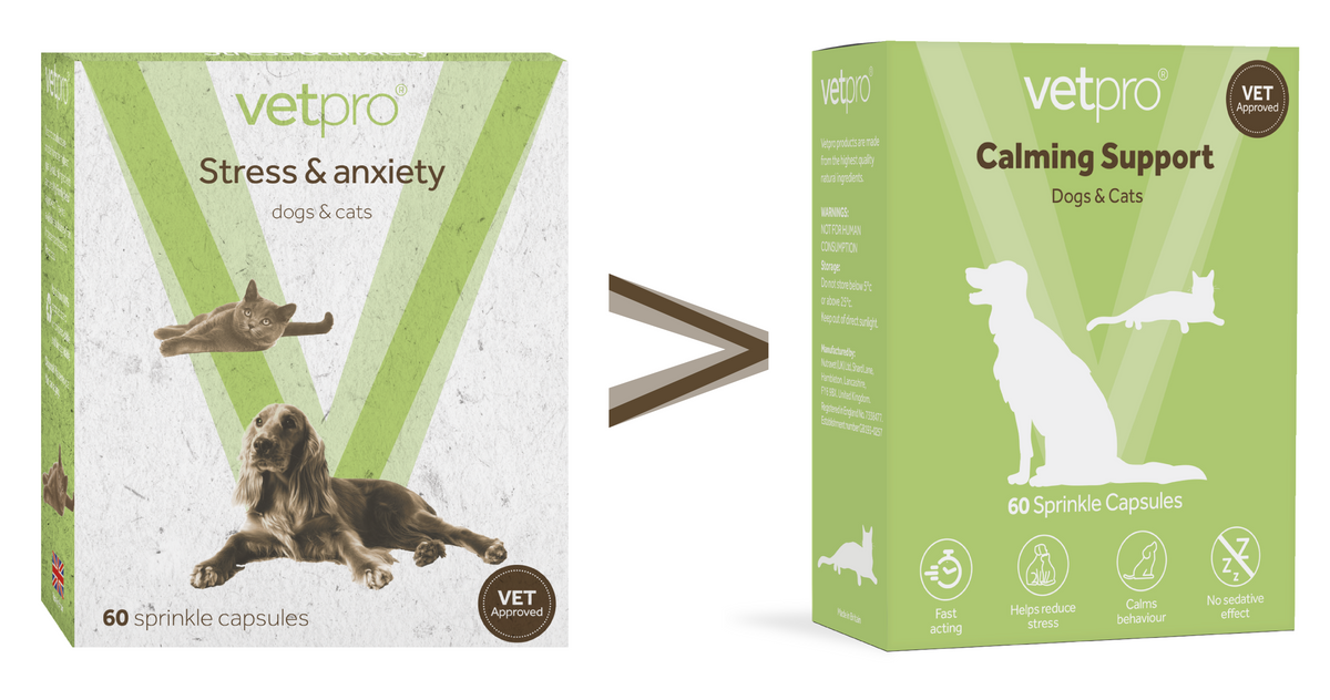Vetpro Stress & Anxiety - 60 capsules