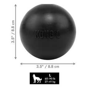 KONG Extreme Ball with Hole Dog Toy Large