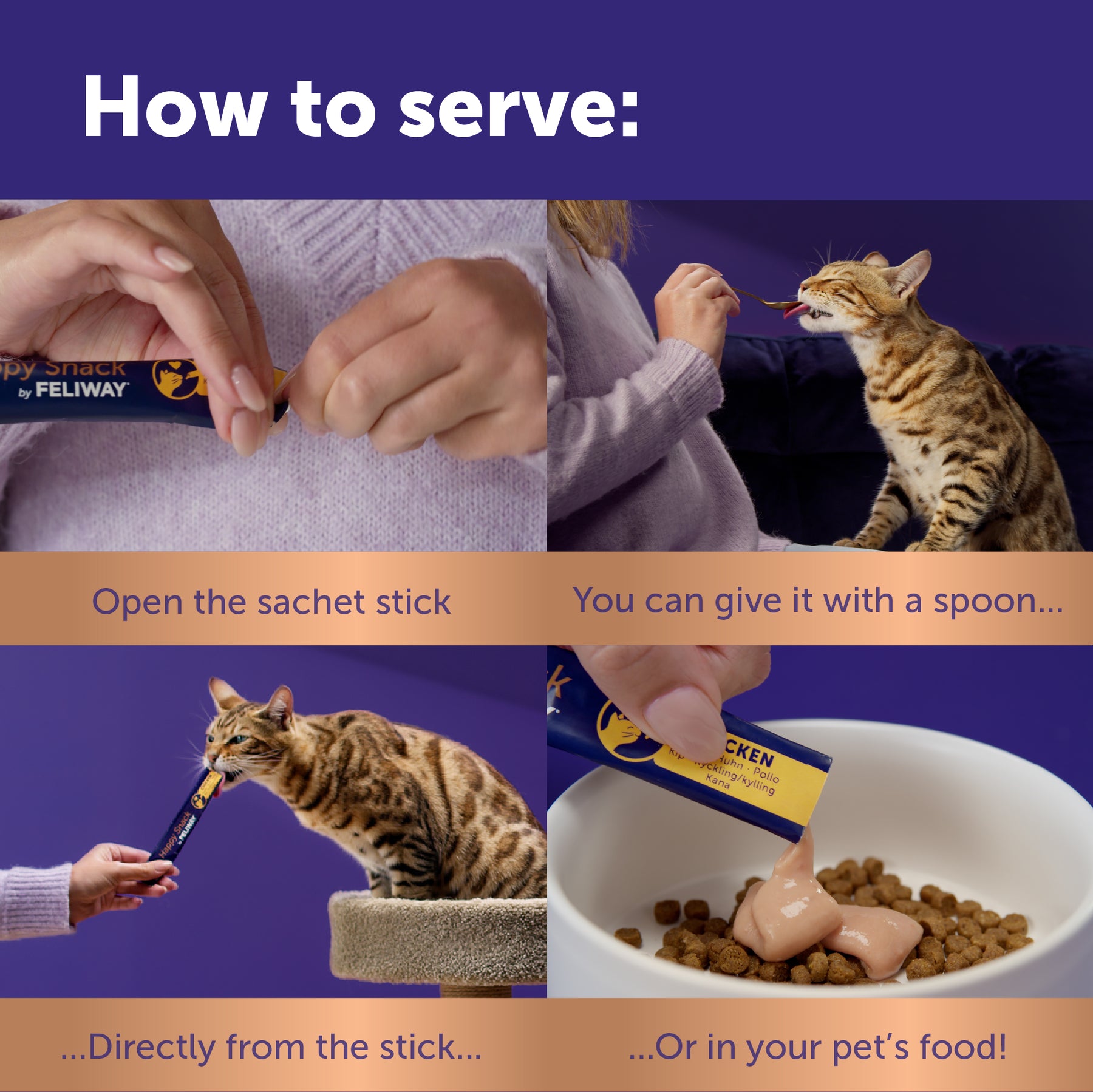 Feliway Happy Snack Calming Treats Chicken & Salmon x48 Sticks