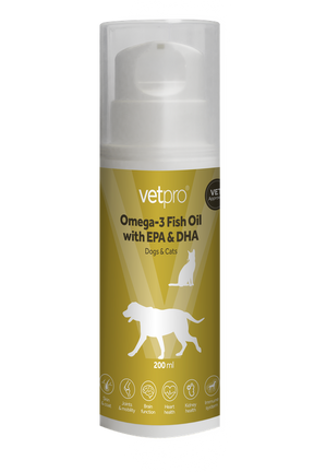Vetpro Omega-3 Fish Oil with EPA & DHA (200ml)