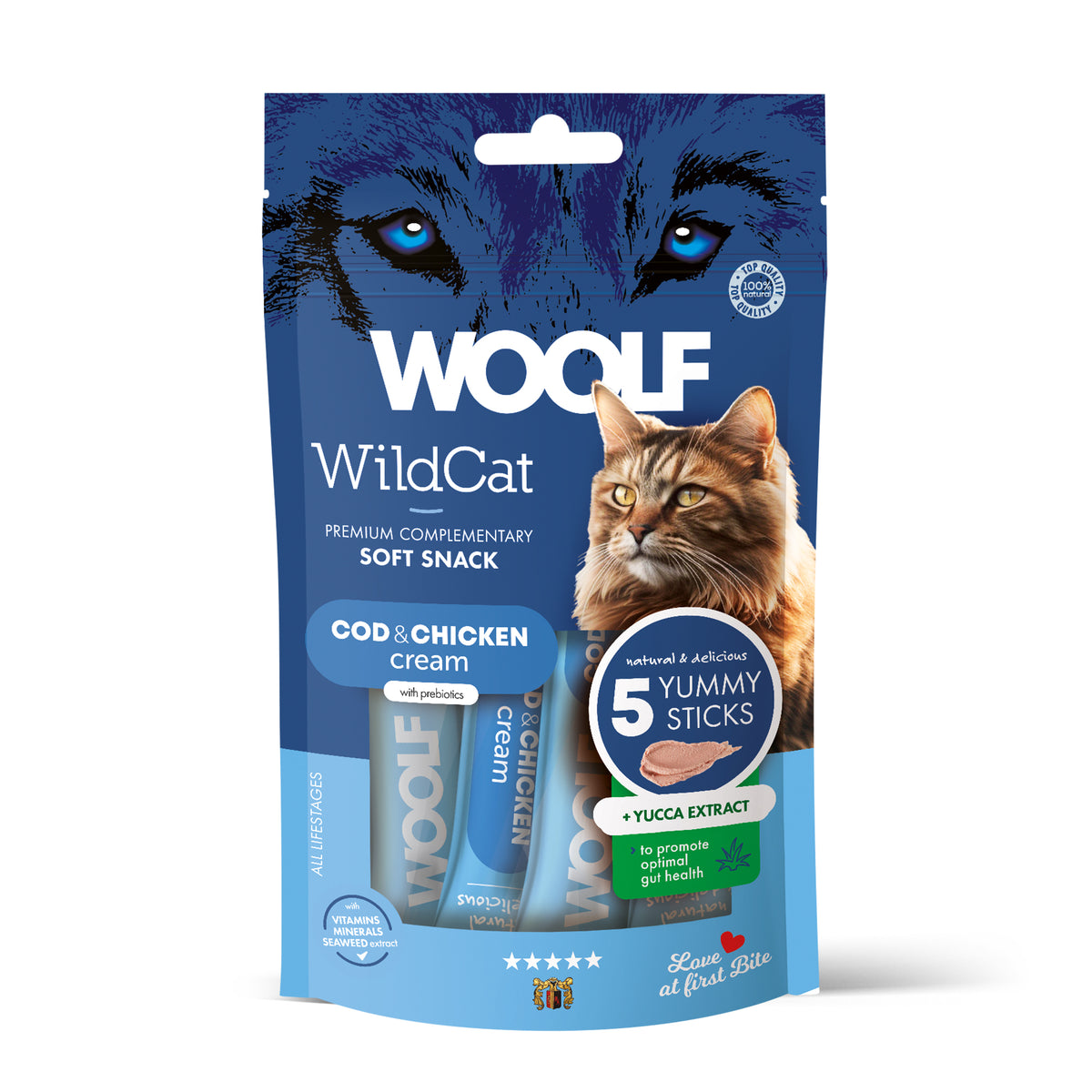 Woolf Wildcat Cream Cod & Chicken