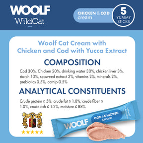Woolf Wildcat Cream Cod & Chicken