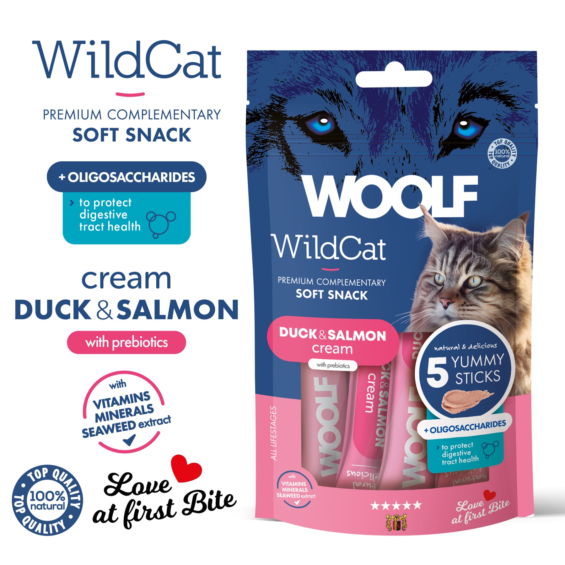 Woolf Wildcat Cream Duck & Salmon