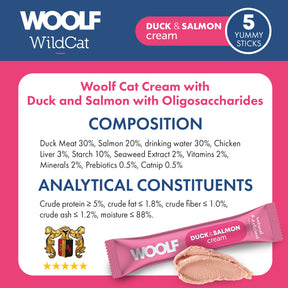 Woolf Wildcat Cream Duck & Salmon