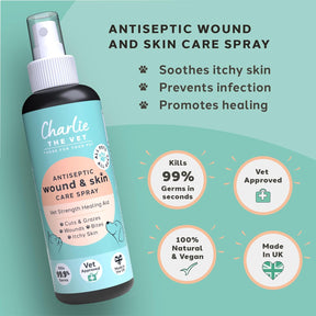 Charlie The Vet Antiseptic Wound & Skin Care Spray