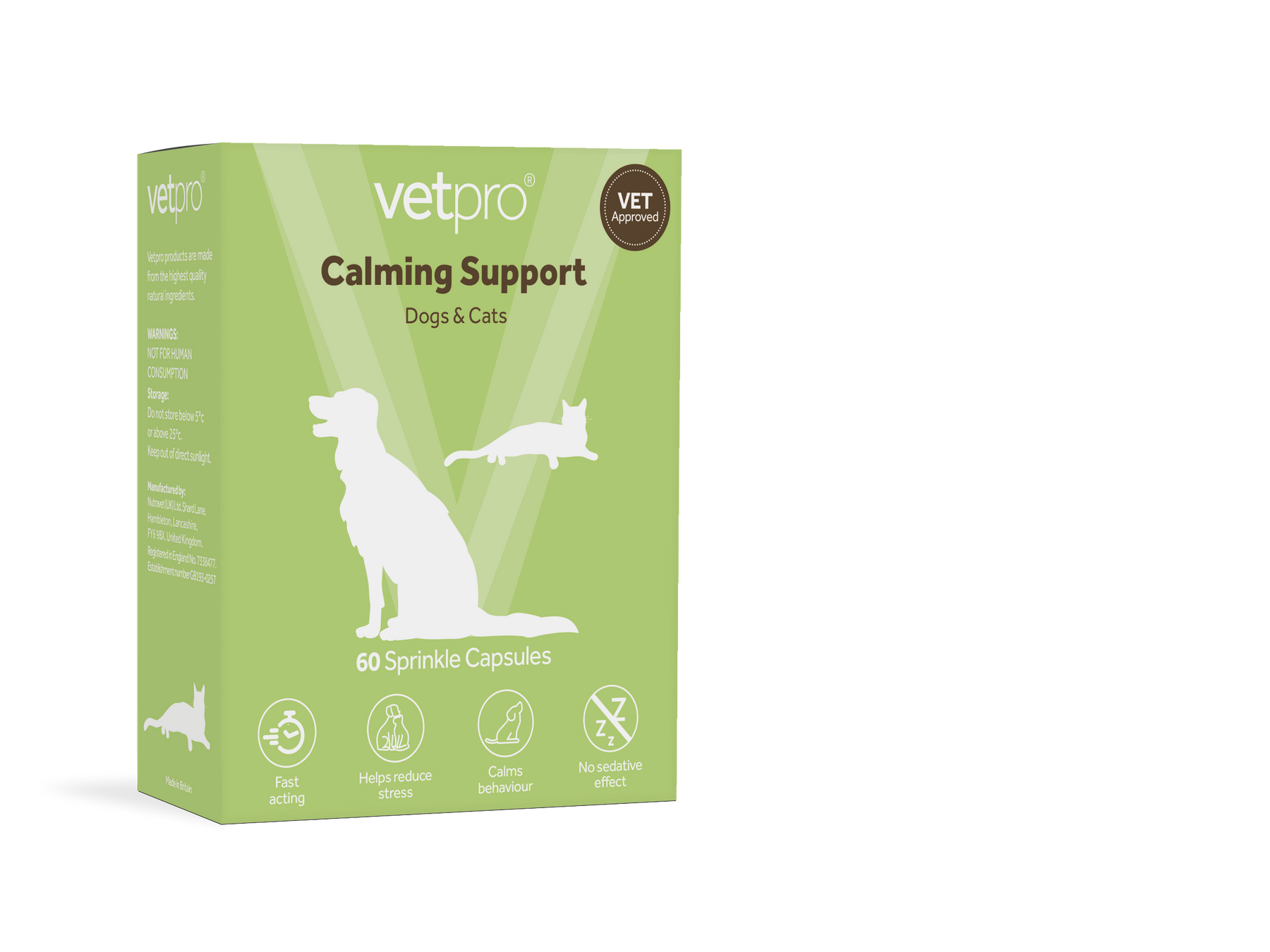 Vetpro Calming Support - 60 capsules