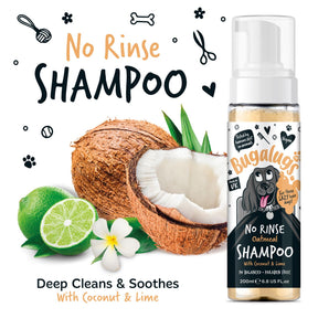 Bugalugs No Rinse Oatmeal Dog Shampoo