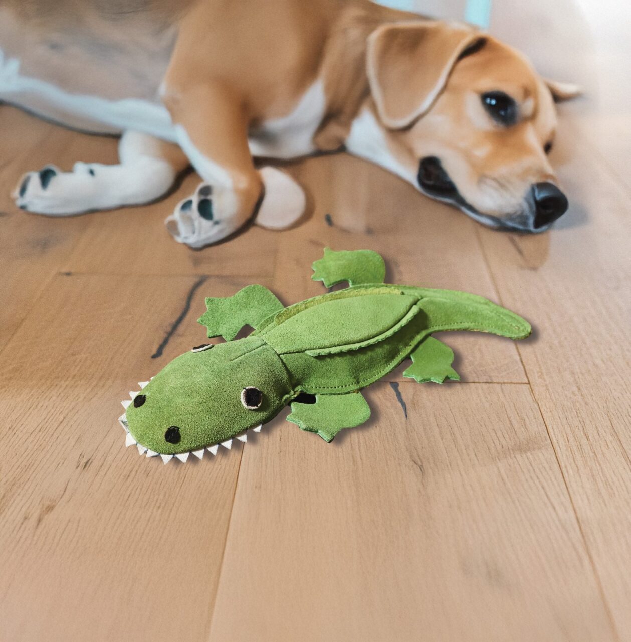 Zoon Ledergator TuffToy Dog Toy
