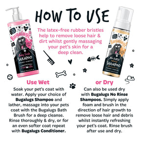 Bugalugs Bath Brush Black