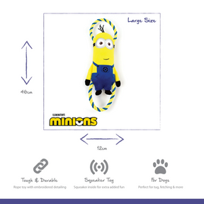 Minion Double Tug Large Kevin Dog Toy