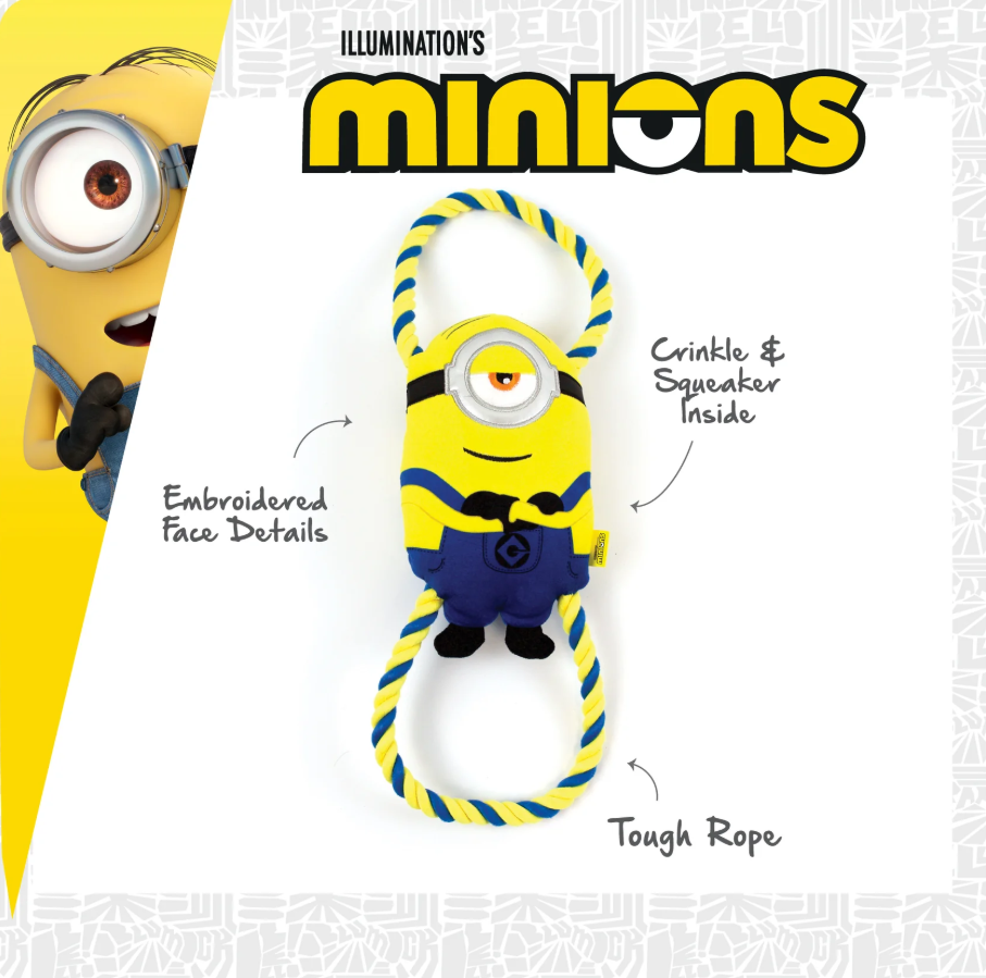 Minion Double Tug Large Stuart Dog Toy