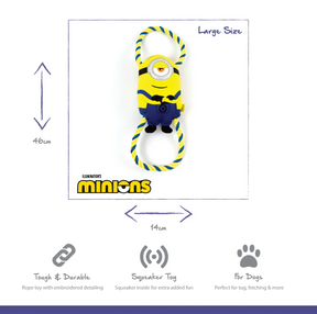 Minion Double Tug Large Stuart Dog Toy