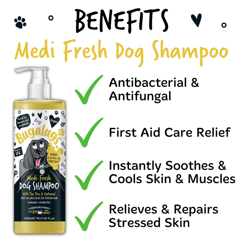 Bugalugs Medi Fresh Dog Shampoo