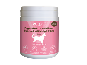 Vetpro Digestion & Anal Gland Support with high fibre