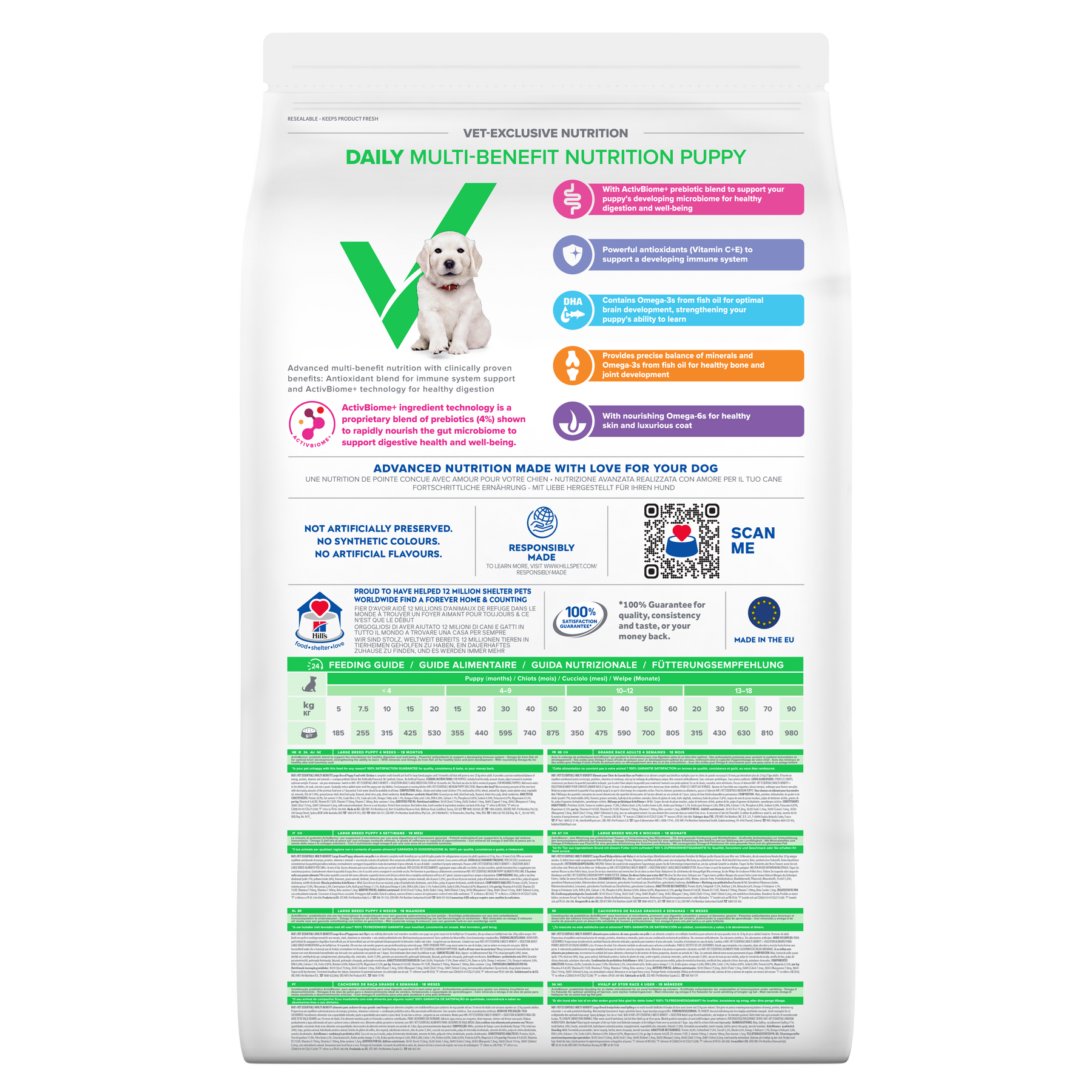 Hill's™ VET ESSENTIALS™ MULTI-BENEFIT Large Breed Dry Puppy Food with