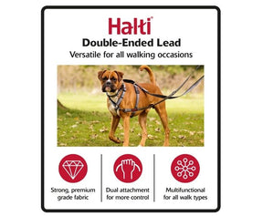 Halti Double Ended Dog Lead Red Large